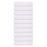 Vidaxx Badetücher 10 Stück 100x150 cm 360 g m² 100 % Baumwolle weiß