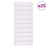 Vidaxl Bath towels 25 ST 100x150 cm 360 g m² 100% cotton white