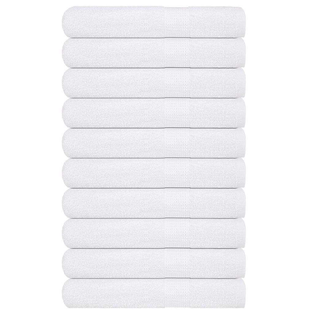 Vidaxl sauna towels 10 st 80x200 cm 360 g m² 100% cotton white