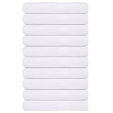 Vidaxl sauna towels 10 st 80x200 cm 360 g m² 100% cotton white