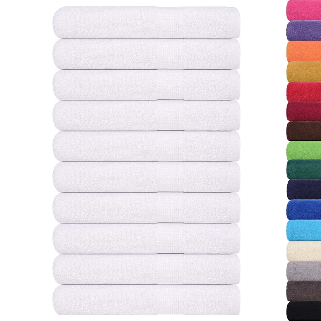 Vidaxx Handtücher 25 Stück 100x200 cm 360 g m² 100 % Baumwolle weiß
