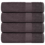 Vidaxx Duschtücher 4 Stück 70x140 cm 360 g m² 100 % Baumwolle Anthrazit