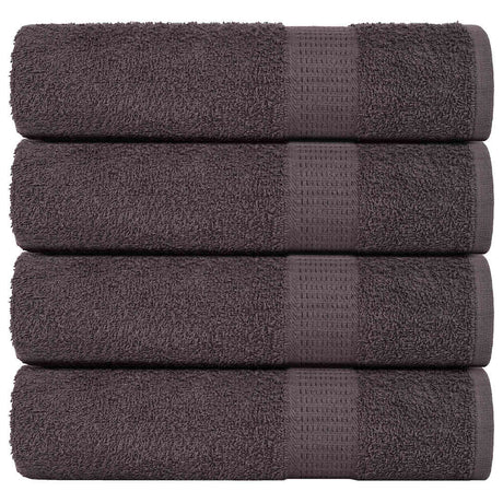 Vidaxx Duschtücher 4 Stück 70x140 cm 360 g m² 100 % Baumwolle Anthrazit