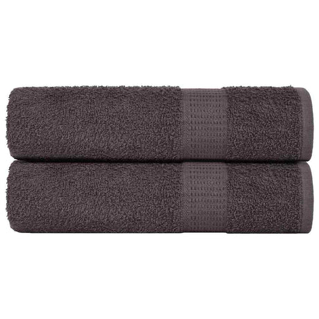 Vidaxx Badetücher 2 Stück 100x150 cm 360 g m² 100 % Baumwolle Anthrazit