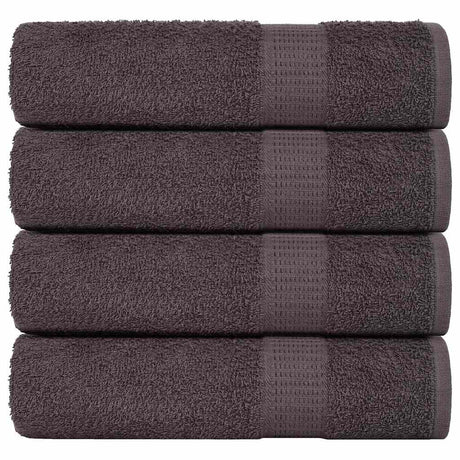 Vidaxx Badetücher 4 Stück 100x150 cm 360 g m² 100 % Baumwolle Anthrazit