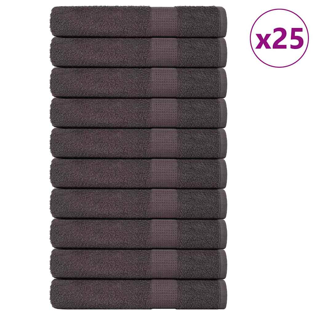 Vidaxl sauna towels 25 st 80x200 cm 360 g m² 100% cotton anthracite