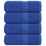 Vidaxl zeepdoekjes 4 st 30x30 cm 360 g m² 100% katoen blauw