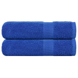 Vidaxx Handtücher 2 Stück 50x100 cm 360 g m² 100 % Baumwolle blau