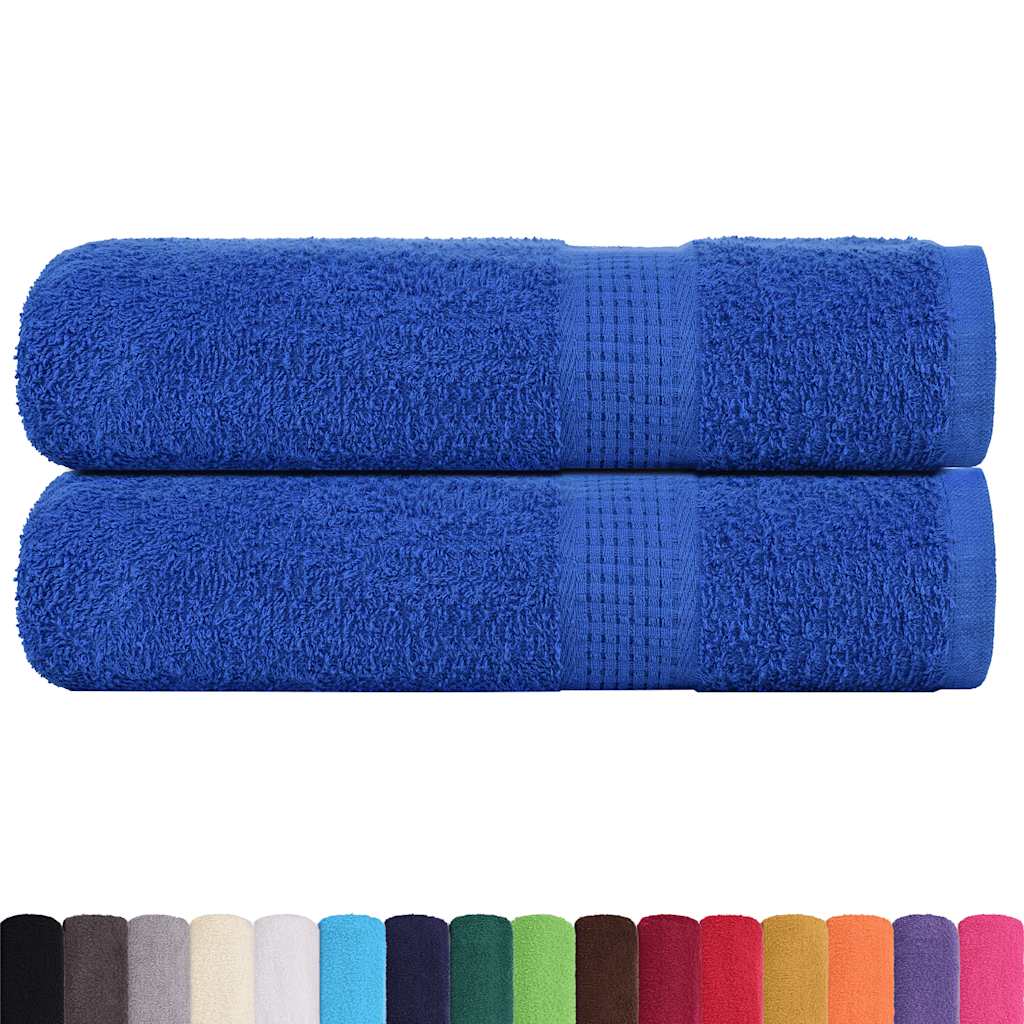 Vidaxl Shower towels 2 ST 70x140 cm 360 g m² 100% cotton blue