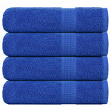 Vidaxl shower towels 4 st 70x140 cm 360 g m² 100% cotton blue