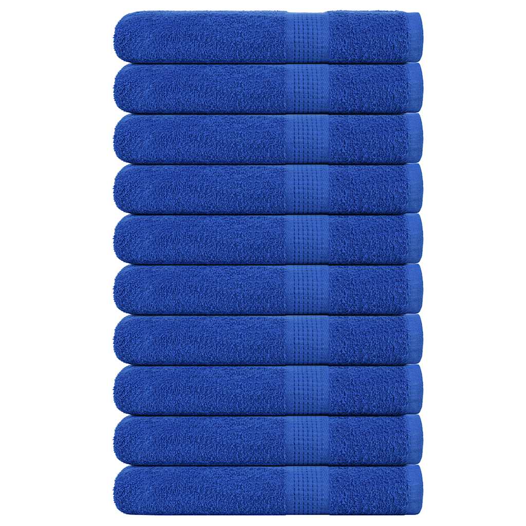 Vidaxl sauna towels 10 st 80x200 cm 360 g m² 100% cotton blue