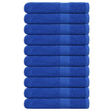 Vidaxx Saunatücher 10 Stück 80x200 cm 360 g m² 100 % Baumwolle blau