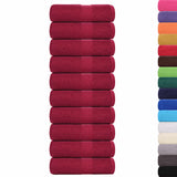 Vidaxx Waschlappen 10 Stück Frogn Bordeaux 30x30 cm 100 % Baumwolle