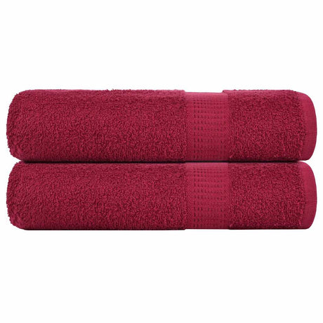 Vidaxx Handtücher Frogn 2 St. 50x100 cm 360 g m² bordeaux
