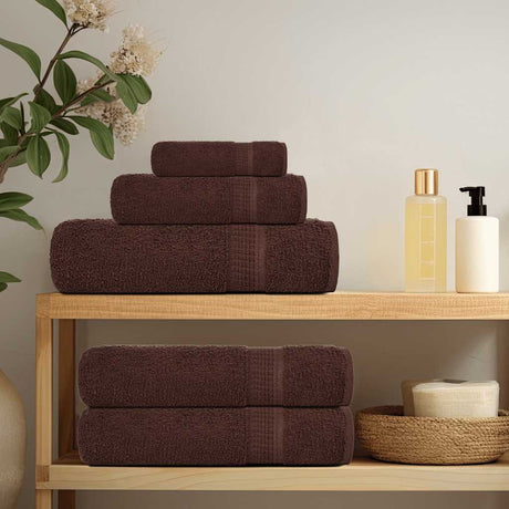 Vidaxx Waschlappen Frogn 10 Stück 30x30 cm 360 g m² braun