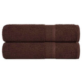Vidaxx Handtücher 2 Stück 50x100 cm 360 g m² 100 % Baumwolle braun