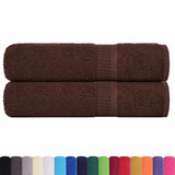 Vidaxx Handtücher 2 Stück 50x100 cm 360 g m² 100 % Baumwolle braun