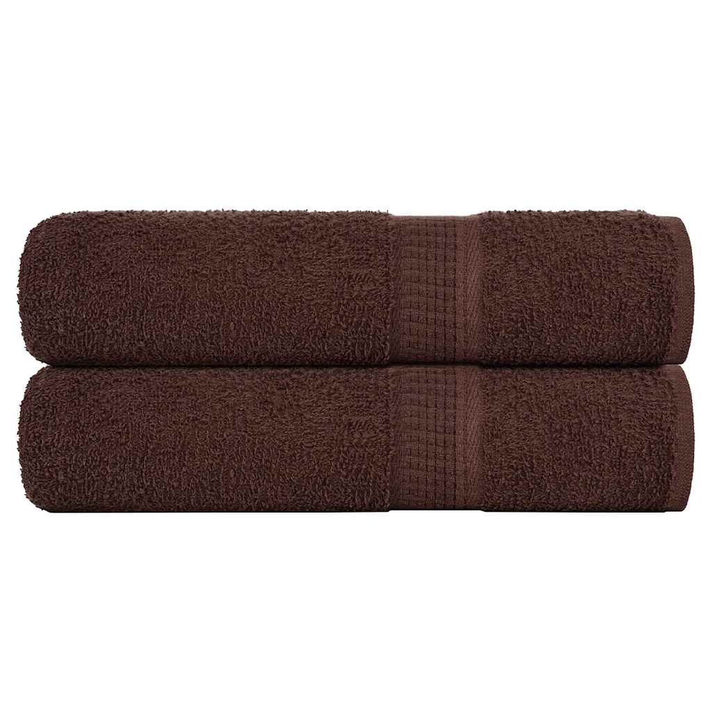 Vidaxx Duschtücher 2 Stück 70x140 cm 360 g m² 100 % Baumwolle braun