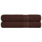 Vidaxx Saunatücher 2 Stk. 80x200 cm 360 g m² 100 % Baumwolle braun