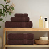 Vidaxx Saunatücher 10 Stück 80x200 cm 360 g m² 100 % Baumwolle braun