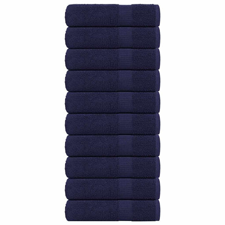 Vidaxx Handtücher Frogn 10 Stück 50x100 cm 360 g m² Marineblau
