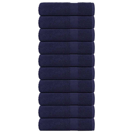 VidaXL Badetücher Frogn 10 Stück 100x150 cm 360 g m² Marineblau
