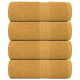 Vidaxx Waschlappen 4 Stück Frogn Gold 30x30 cm 100 % Baumwolle
