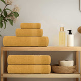 Vidaxx Handtücher 4 Stück 50x100 cm 360 g m² 100 % Baumwolle goldfarben