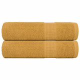 Vidaxx Duschtücher 2 Stk 70x140cm 360 g m² 100% Baumwolle goldfarben
