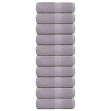 Vidaxx Waschlappen 10 Stück Froschgrau 30x30 cm 100 % Baumwolle