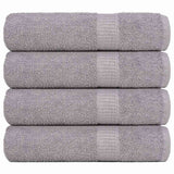 Vidaxx Badetücher 4 Stück 100x150 cm 360 g m² 100 % Baumwolle grau