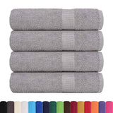 Vidaxx Badetücher 4 Stück 100x150 cm 360 g m² 100 % Baumwolle grau