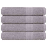 Vidaxx Saunatücher 4 Stk. 80x200 cm 360 g m² 100 % Baumwolle Grau