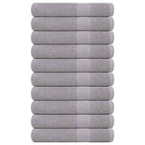 Vidaxx Handtücher Frogn 10 Stück 100x200 cm 360 g m² grau