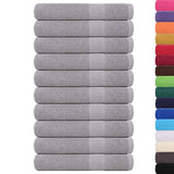 Vidaxx Handtücher Frogn 10 Stück 100x200 cm 360 g m² grau