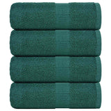 Vidaxx Seifentücher 4 Stück 30x30 cm 360 g m² 100 % Baumwolle grün