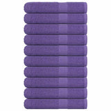 Vidaxx Handtücher 10 Stück 100x200 cm 360 g m² 100 % Baumwolle lila
