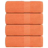 Vidaxx Waschlappen 4 Stück Froschorange 30x30 cm 100 % Baumwolle