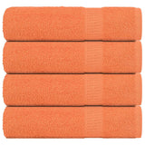 Vidaxx Handtücher 4 Stück 50x100 cm 360 g m² 100 % Baumwolle orange
