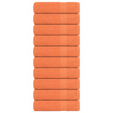 Vidaxx Handtücher 10 Stück 50x100 cm 360 g m² 100 % Baumwolle orange