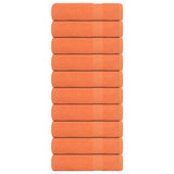 Vidaxx Duschtücher 10 Stück 70x140 cm 360 g m² 100 % Baumwolle Orange
