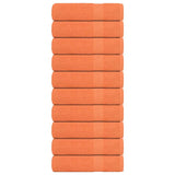 Vidaxl Bath towels 10 pc 100x150 cm 360 g m² 100% cotton orange