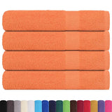 Vidaxl sauna towels 4 st 80x200 cm 360 g m² 100% cotton orange