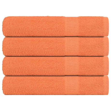 Vidaxx Handtücher Frogn 4 Stück 100x200 cm 360 g m² Orange