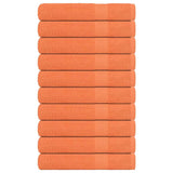 Vidaxx Handtücher 10 Stück 100x200 cm 360 g m² 100 % Baumwolle orange