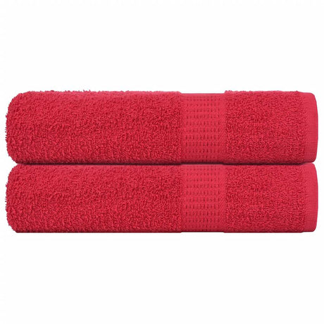 Vidaxx Handtücher Frogn 2 Stk 50x100 cm 360 g m² rot