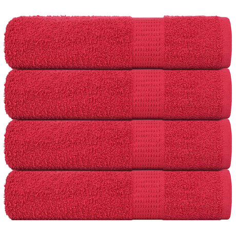Vidaxx Duschtücher Frogn 4 St. 70x140 cm 360 g m² rot