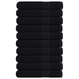 Vidaxx Handtücher 10 Stück 100x200 cm 360 g m² 100 % Baumwolle schwarz