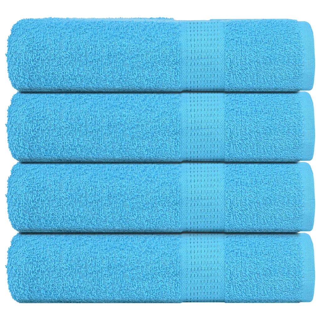 Vidaxx Handtücher 4 Stück 50x100 cm 360 g m² 100 % Baumwolle türkis
