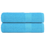 Vidaxl Shower towels 2 ST 70x140 cm 360 g m² 100% cotton turquoise